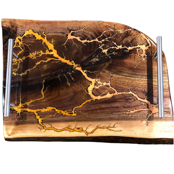 Black Walnut Fractal Charcuterie board