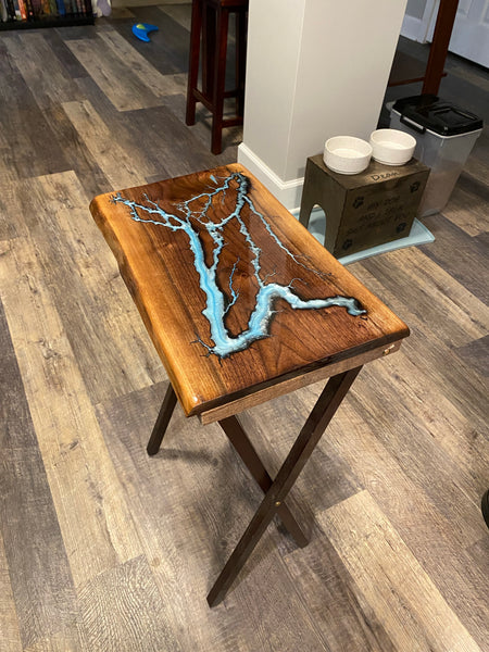 Frost Fractal Side Table