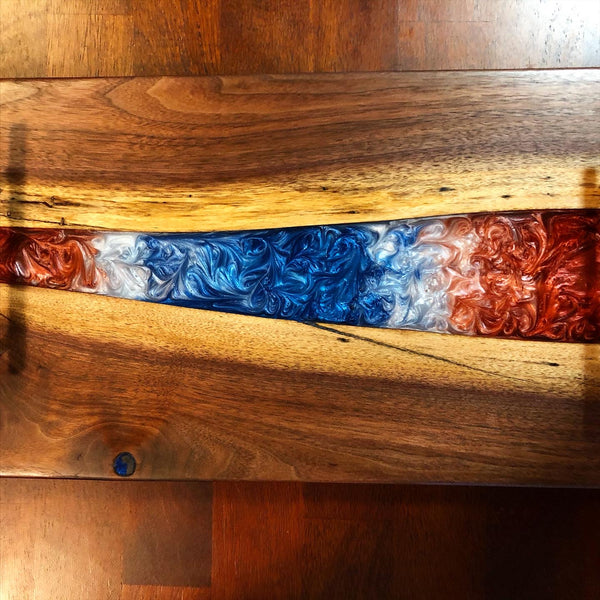 Patriotic Fractal Charcuterie Board