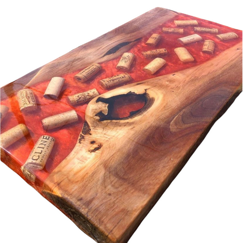 Wine Cork River Board Butcher Block