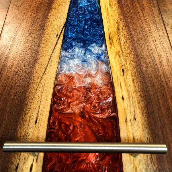 Patriotic Fractal Charcuterie Board