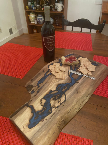 Black Walnut Fractal Charcuterie board