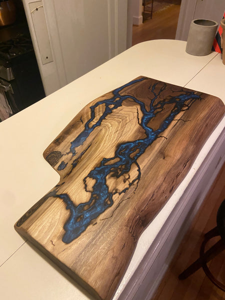 Black Walnut Fractal Charcuterie board